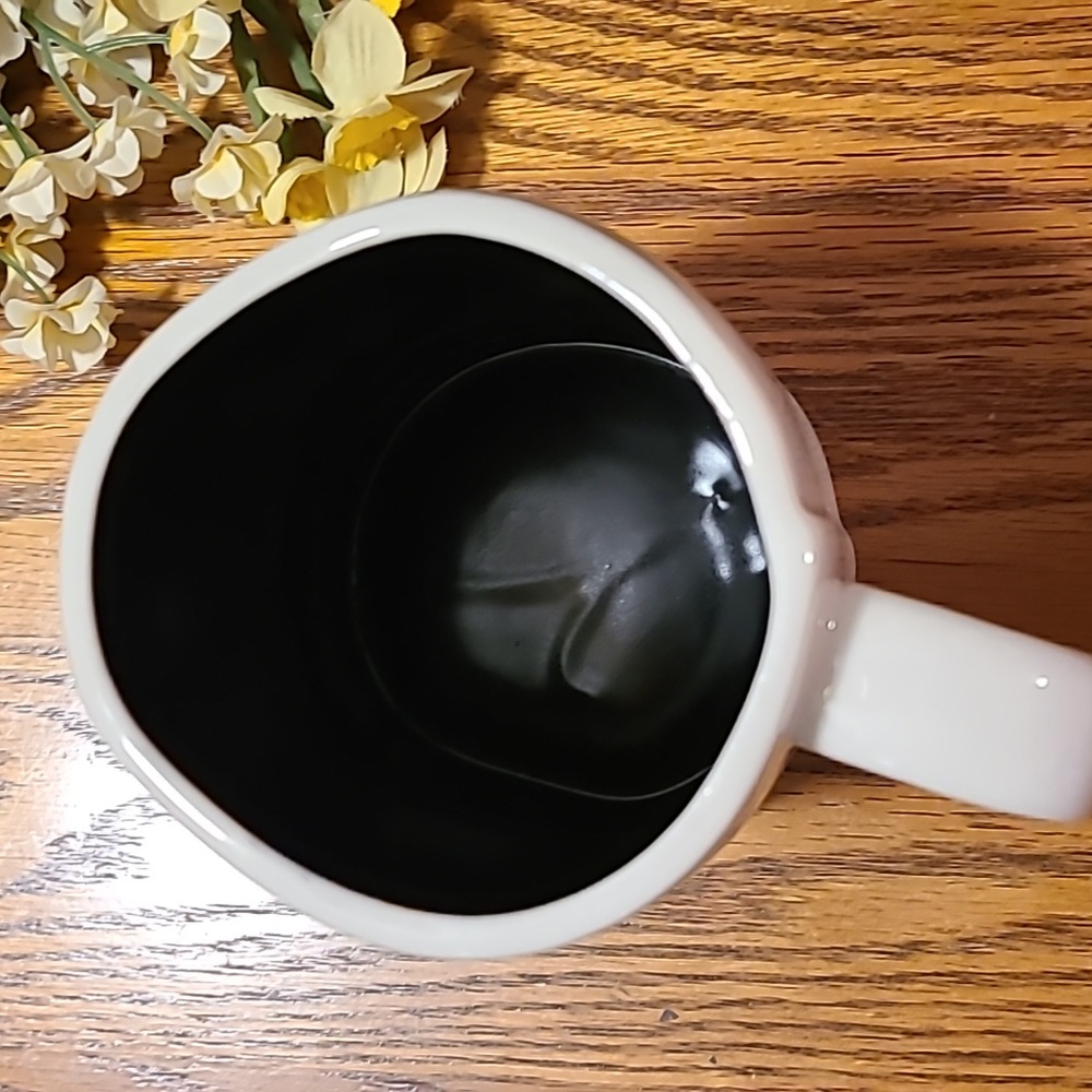 Rae Dunn OFFENSE / DEFENSE Double Sided White Ceramic Mug - Picture 5 of 7